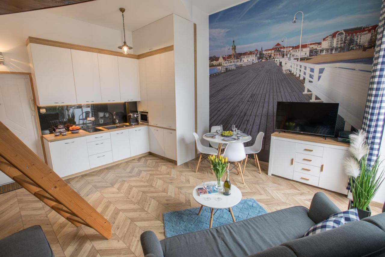 Apartament Chopina 5 M5 - Centrum Sopotu 3 Min Do Monciaka المظهر الخارجي الصورة